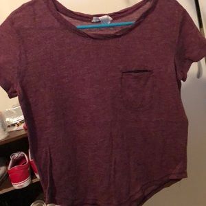 Forever 21 Maroon T-shirt